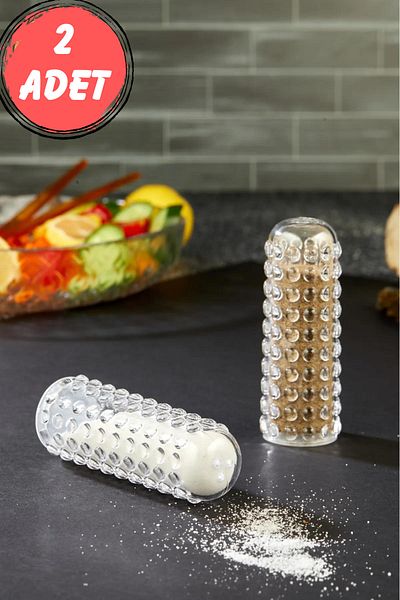 incili home 2-Piece Bead Salt and Pepper Shakers Mica Salt Shakers Bead Series
