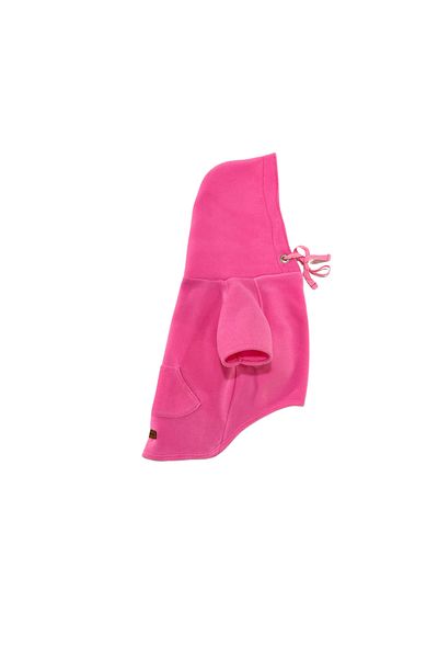 Patte Zone Rabbit Pink - Cat-Dog Fleece Hoodie Sweatshirt with Kangaroo Pockets