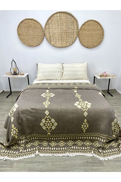 KURULAR RİZE BEZLERİ موساب 100% قطن 3 طبقات بيكيه-بني