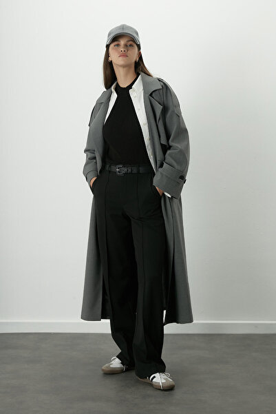 Manuka PREMIUM STRAIGHT TROUSERS BLACK