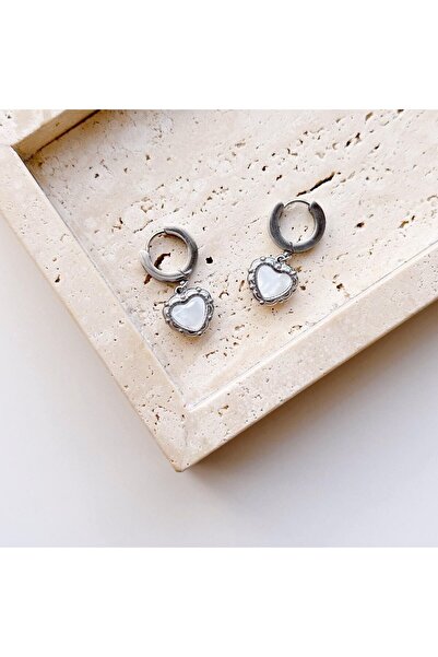 Boise Atelier Anne Boleyn Grey Steel Earring