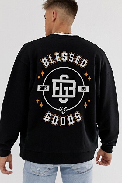 Adrift Blessed Goods Oversize kroj Crna majica Adrift272