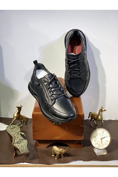 MARCOMEN 18027-4 Marcomen Hakiki Deri Tüp Taban Kalın Günlük Spor Klasik Erkek Ayakkabı