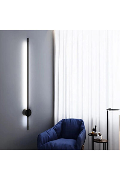 BY-LAMP Duvara Yansımalı Olta Modeli Aplik Siyah Renk