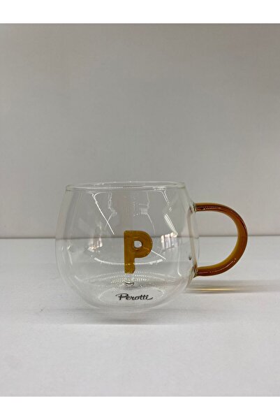 Kitchen Line Harfli Cam Kupa Harfli Tasarım Harfli Cam Bardak 400 Ml