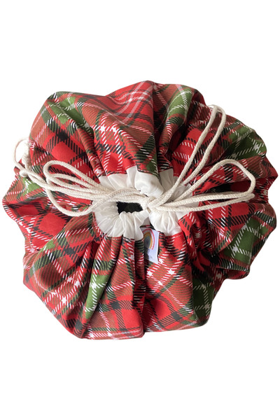 TAKI BY EKİN Многофункционална, водоустойчива, с подплата, коледна елха, Дядо Коледа, чанта за грим с шнур