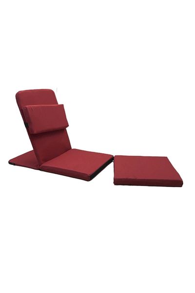 REMEGE Scaun de meditație Backjack cu pernă dublă detașabilă, pernă de podea cu suport suplimentar căptușit
