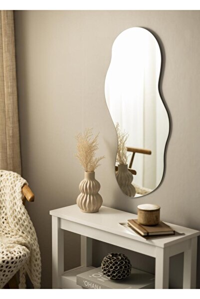 MKS Design Asimetrik Ayna / Dekor Aynası / Konsol Aynası / Düzensiz Ayna / Salon Aynası / Ayna Dekoru