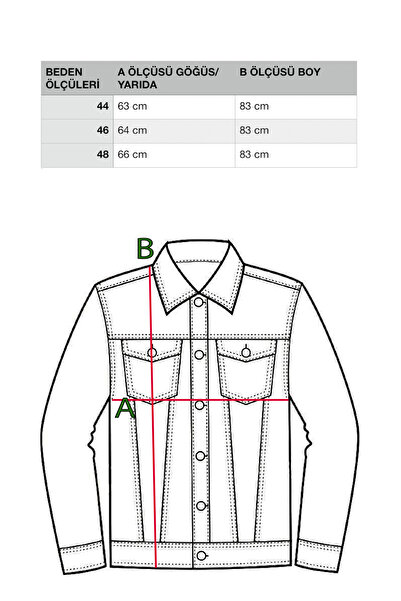 poupee Kadın Büyük Beden Kot Ceket, Mavi Büyük Beden Yuvarlak Patchwork Detaylı Tasarım Kot Ceket