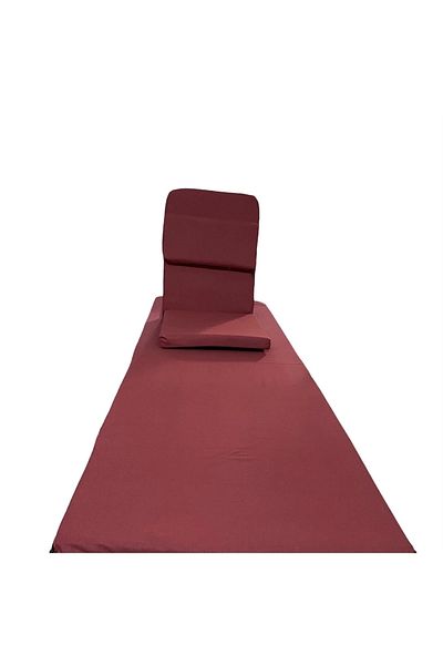 REMEGE Scaun de meditație Backjack Pernă de podea susținută + Covoraș din țesătură 60x180
