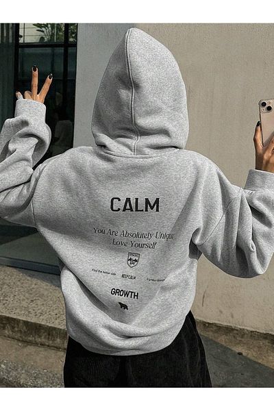 MOONBULL Φούτερ με κουκούλα Unisex με στάμπα