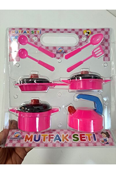ALYTOYS Mutfak Seti 11 Parça Evcilik Oyunu Aşçılık Oyunları Tencere Tava Yeme...
