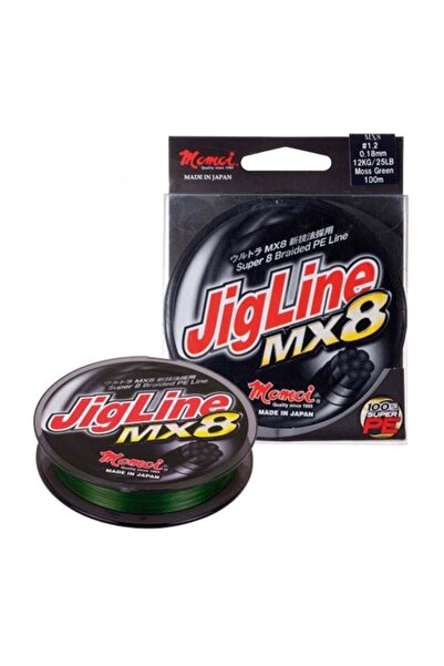 MOMOİ Momoi Jigline MX8 0.20mm 300mt. Yeşil İp Misina