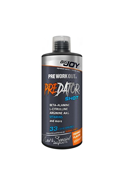 Bigjoy Sports Preworkout Predator Shot Portakal 1000 ml Pre-workout Amino Asit