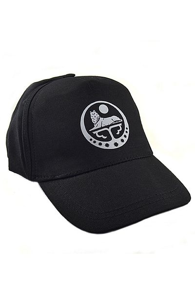 anahtarlıksepeti Chechen Borz Logo Printed Black Hat