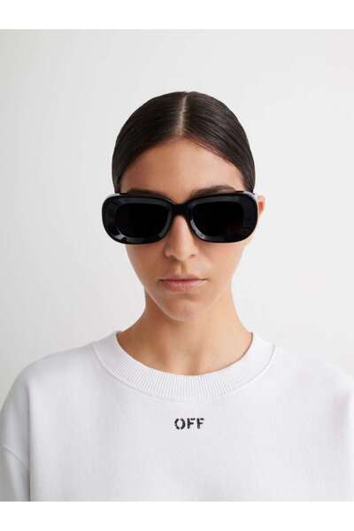 BrandsBoutique Off White Off Stamp Beyaz Sweatshirt