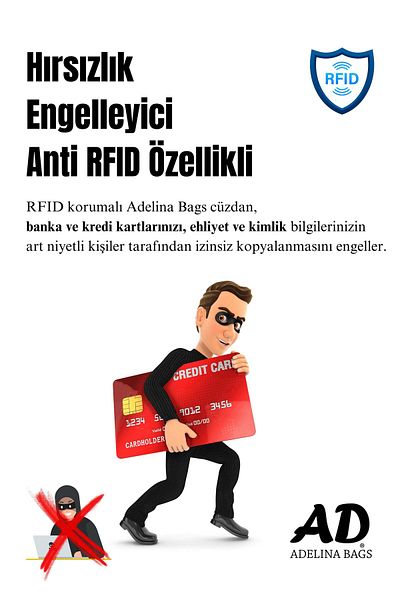Adelina Bags Портфейл с държач за карти в кутия с автоматичен механизъм, алуминиев механизъм, функция против RFID