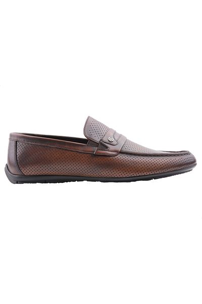 MARCOMEN 17028 A. Brown Loafer Leather Shoes