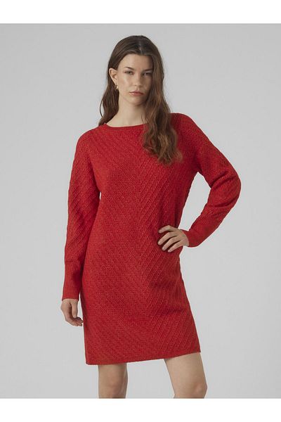 Vero Moda Strickkleid VMANJASTINNA LS KAYIK YAKA ELBİSE GA EXC