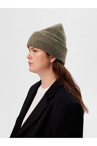 Selected Femme Mütze Merinowolle