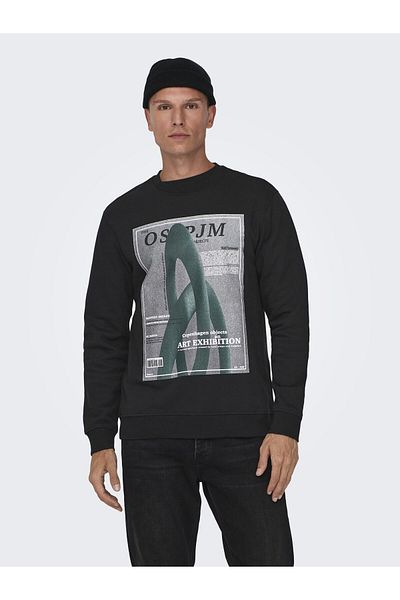 Only & Sons Sweatshirt mit Rundhalsausschnitt