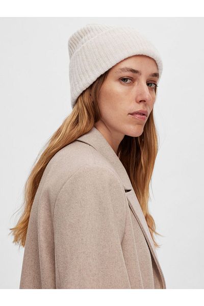 Selected Femme Mütze Merinowolle