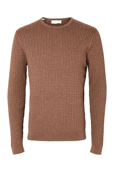Selected Homme Pullover Zopfstrick