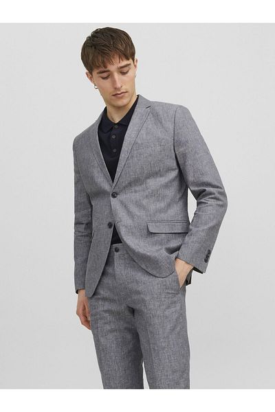 Jack & Jones Premium Blazer Slim Fit aus Leinen