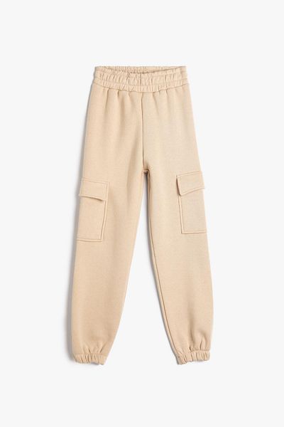 Koton Beige Jogginghose für Mädchen
