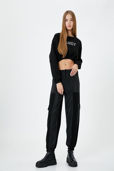 Koton Schwarze Jogginghose für Damen