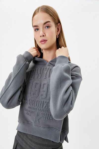Koton Women's Anthracite Sweatshirt