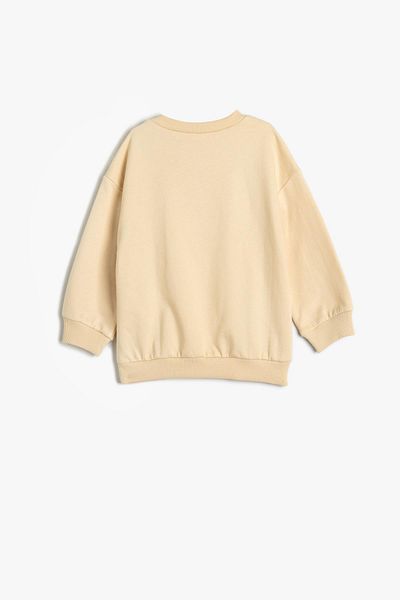 Koton Baby Girl Beige Sweatshirt