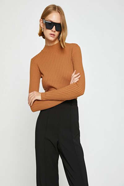 Koton Kadın Deve Tüyü Kazak 3WAK90064HT