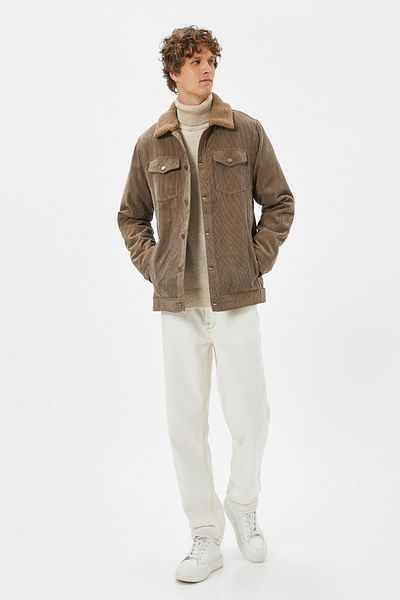Koton Men's Beige Jacket
