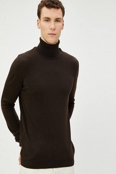 Koton Brauner Herrenpullover