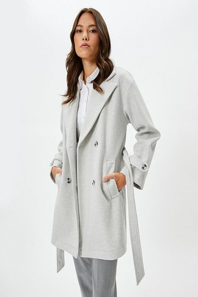 Koton Women's Ecru Coat