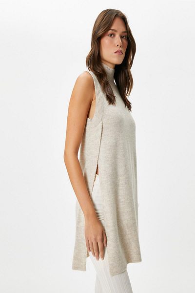 Koton Women's Beige Vest