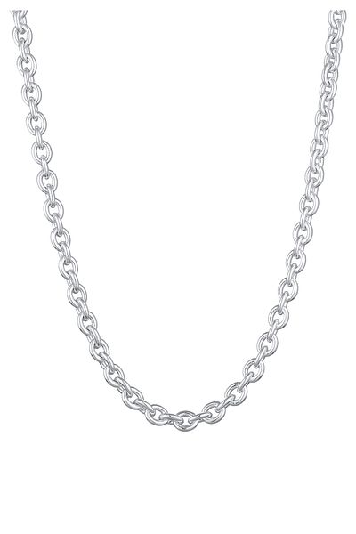 KUZZOI Halskette Herren Rundanker Modern Elegant Unisex 925 Silber