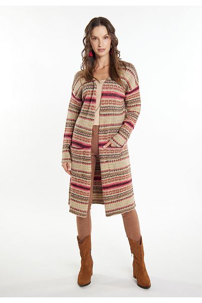 USHA FESTIVAL Strick Cardigan flesh