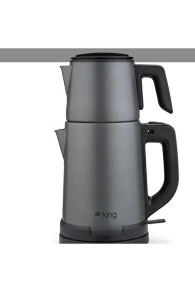King adaland King KCM332 Tea Pro Inox Çay Makinesi Antrasit