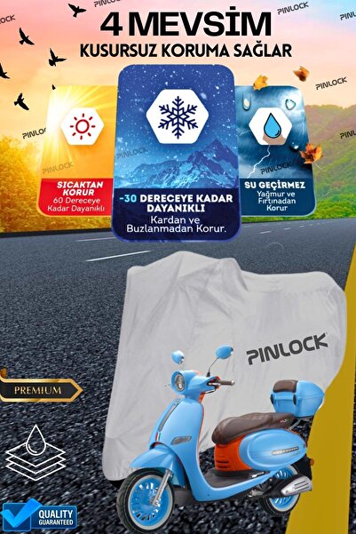 pinlock ARORA CAPPUCİNO Uyumlu Su Geçirmez Dayanıklı Motosiklet Brandası (TOKALI)