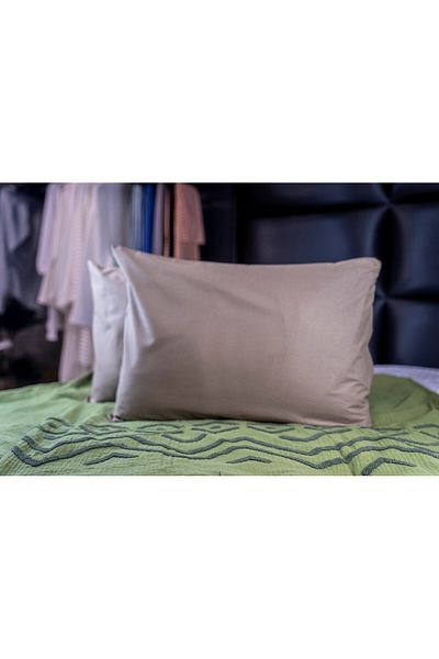 CzyLife Dark Stone Color 100% Cotton 2-Piece Pillow Case 50X70