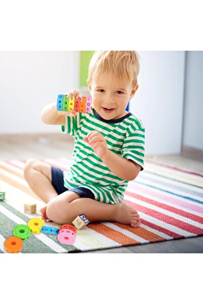 TOMBİ-X Zeka Küpü Eğitici Oyuncak Matematik Yapboz Oyunu, Anaokulu Öğrenme için Erken Matematik