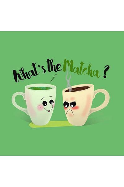 Pixxa What's The Matcha?- Tea Love Mug Cup
