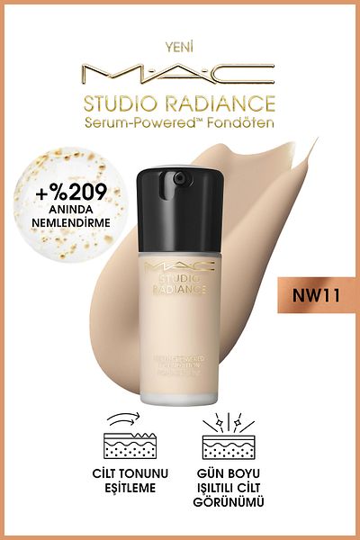 M.A.C Studio Radiance NW11 Powered™ Serum Foundation for Plump and Radiant Skin 30 ml FNDTN189