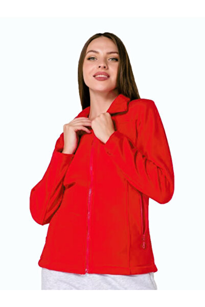 ERY İş Güvenliği Women's Fleece Coat Red
