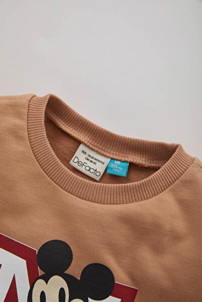 DeFacto Baby Boy Disney Mickey & Minnie Sweatshirt Sweatpants Set