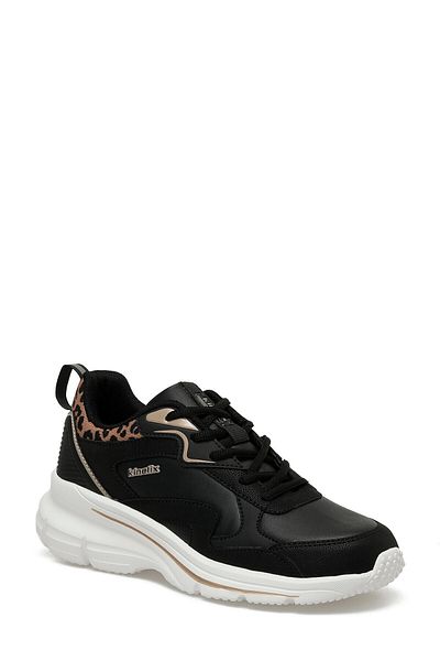 Kinetix MELLY PU W 3PR Black Women's Comfort Shoes