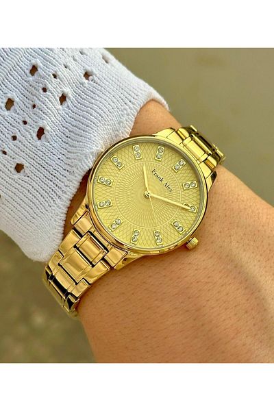 Frank Alex Fa.ft.1.127 Steel Cord 30 Mt Water Resistant New Season Stylish Design Wristwatch