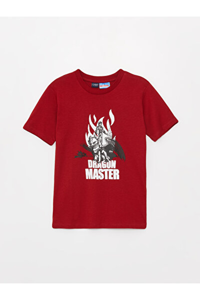 LC Waikiki Boy - Crew Neck and Printed Short Sleeve T-Shirt